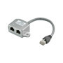 Adaptateur réseau Goobay RJ45 vers 2 prises Ethernet Cat 5