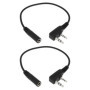 eMagTech Lot de 2 Câbles Audio 3,5 mm pour Radios TYT et UV5R