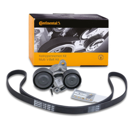 Kit de Courroie Trapézoïdale ContiTech 6PK1698K1 pour Tondeuse à Gazon