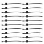Lot de 20 Serre-Câbles en Plastique K2 eMagTech pour Panneaux Solaires