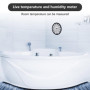 Thermomètre Hygromètre Rond 2 en 1 Molbory - 10 Pouces pour Intérieur et Extérieur