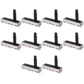 Lot de 10 potentiomètres linéaires B100K pour appareils audio