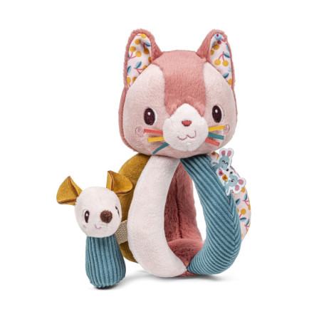 Hochet Éveil Jeanne Le Chat - LILLIPUTIENS pour Bébé