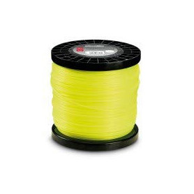 Bobine de Fil Rond Jaune 4mm pour Débroussailleuse Professionnelle - AUSONIA 144m