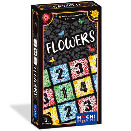 HUCH! Flowers - Jeu de Stratégie Coloré pour Familles et Amis