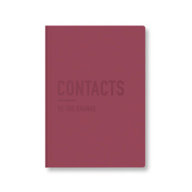 Carnet d'adresses A5 Letts of London Conscious Berry
