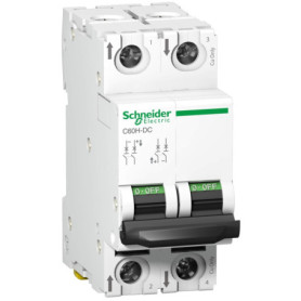 Disjoncteur Schneider Electric C60H-DC 2P 40A 500Vdc