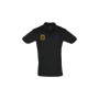 Polo Enfant AMERICAN COLLEGE USA Manches Courtes Noir