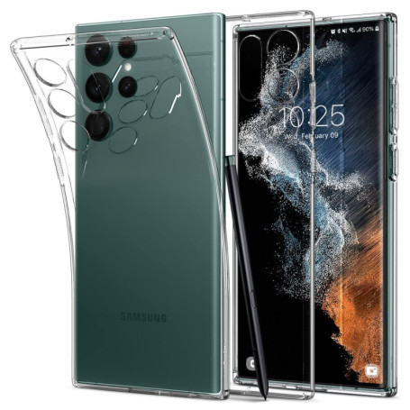 Coque Spigen Liquid Crystal pour Samsung Galaxy S22 Ultra 5G - Transparente et légère