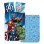 Parure de Lit Avengers 3 Pièces en Coton - Housse de Couette et Drap-Housse