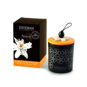 Bougie parfumée Néroli rechargeable Esteban - Écologique et décorative
