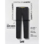Jean Lee Homme Straight Fit Noir - Confort et Style au Quotidien
