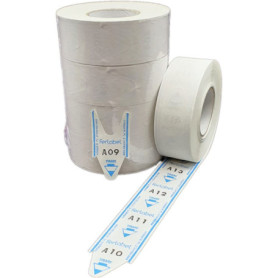 Tickets Biodégradables pour Système de Gestion de File d'Attente - Bleu