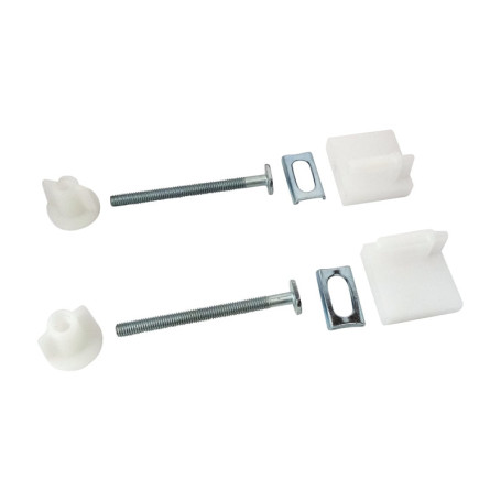 Fixation Abattant WC Somatherm - Kit Complet 75mm en Métal