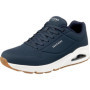 Baskets Skechers Uno Stand on Air pour Homme - Navy Durabuck - Taille 47.5 EU
