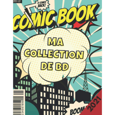 Carnet d'Organisation pour Bandes Dessinées - Édition 2021