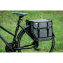 Sacoches BikyBag Model M pour Vélo - Double Compartiment Gris