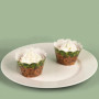 Caissettes à Cupcake Wuzdy - 24 Pièces Décoratives en Carton Vert