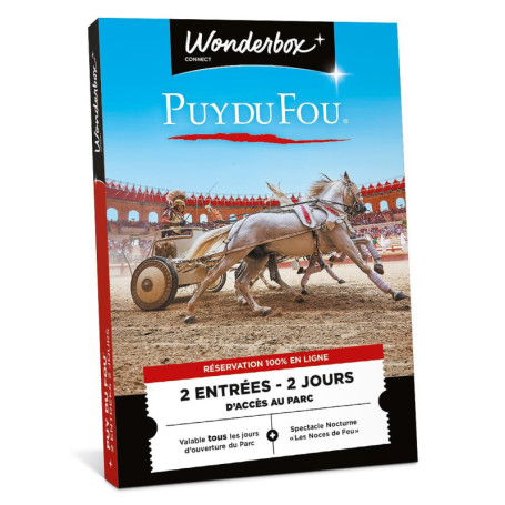 Coffret Cadeau Wonderbox - 2 Jours au Puy du Fou pour Deux Personnes
