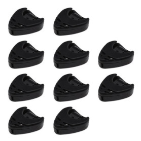 ECSiNG Support de Médiators pour Guitare - 10 Étuis de Rangement Adhésifs