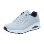 Baskets Skechers Uno Stand on Air pour Homme - Confort et Style en Gris Clair