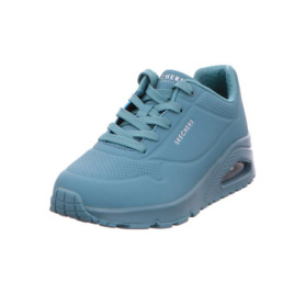 Baskets Skechers Femme Uno Stand On Air - Teal Durabuck Mesh