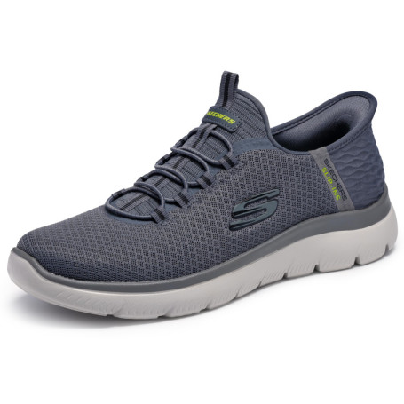 Baskets Skechers Summits High Range pour Homme - Confort et Style en Noir Charcoal