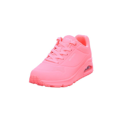 Baskets Skechers Uno Stand On Air Femme en Durabuck Corail