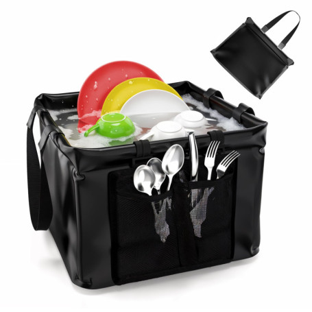 Bassine Pliable 20L EVOCAMP - Idéale pour Camping et Activités Extérieures