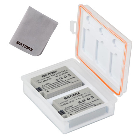 Batterie LP-E5 et Organisateur Batmax pour Canon EOS