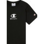 T-shirt Noir Champion Legacy pour Garçon - Confort Quotidien