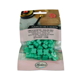 Pack de 60 Perles de Cire Turquoise pour Cachets de Sceau
