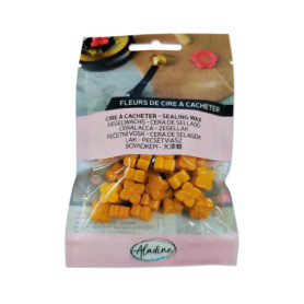 Pack de 60 Perles de Cire à Cacheter Abricot - Idéal pour Invitations et Cadeaux