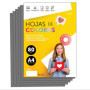 Papier A4 Couleur Gris 80g - Idéal pour Imprimante et Loisirs Créatifs