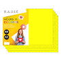 Papier A3 Couleur Jaune Fluo - 500 Feuilles 80g pour Imprimante et Loisirs Créatifs