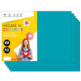 Papier A3 Couleur Bleu Turquoise - 100 Feuilles 80g pour Imprimante