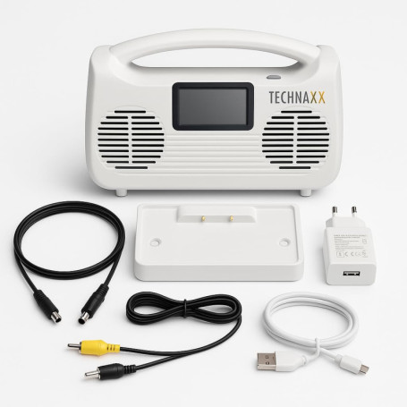 Enceinte TV Sans Fil Technaxx TX-317 - Son Stéréo et Modes Personnalisables