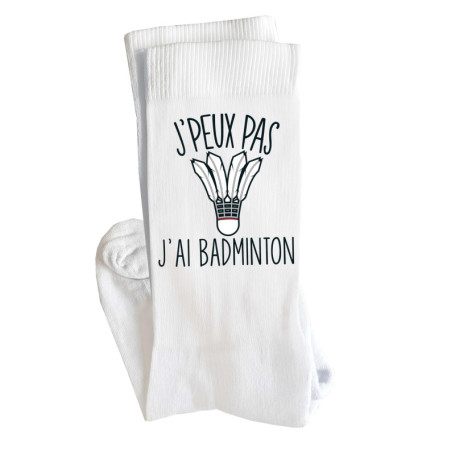Chaussettes Drôles Planetee pour Badminton - Taille 37-40