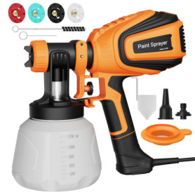 Pulvérisateur de Peinture Électrique GLORITY 700W avec Réservoir 1200ML