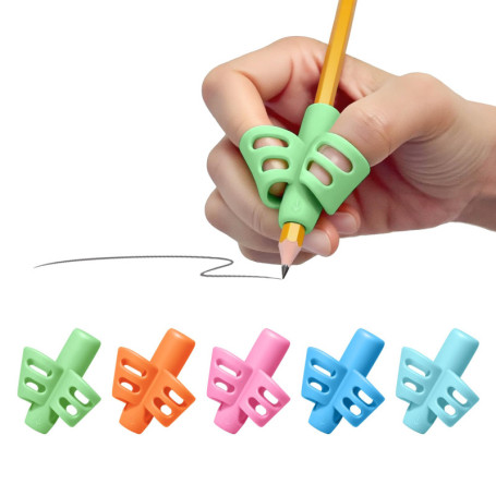 Set de 5 Guides Doigts en Silicone pour Écriture Enfant