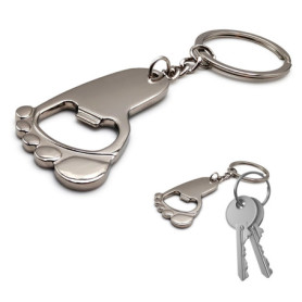 Porte-clés en Pied Chromé Leddy Living - Design Original et Pratique