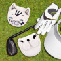 Housse de Golf en Cuir Chat - Protection Élégante pour Putter