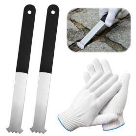 Vunanvu Kit de Retrait de Pavés avec Outils Ergonomiques et Gants