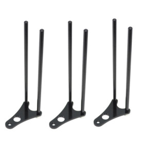 Barres Anti-Chute en Aluminium pour Pêche à la Carpe - Lot de 3