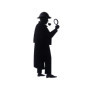 Marque-page Sherlock Holmes en Nylon Noir - Cadeau Amusant pour Lecteurs