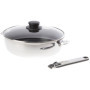Sauteuse Beka Kitchen Fun 24 cm en Acier Inoxydable avec Couvercle en Verre