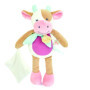 Pantin Doudou Pistache la Vache - Peluche Éveil Bébé 25 cm