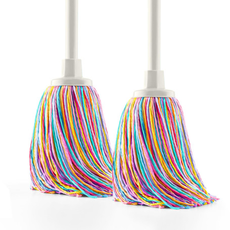 Lot de 2 Serpillères en Microfibre Recyclée - Super Absorbantes et Durables