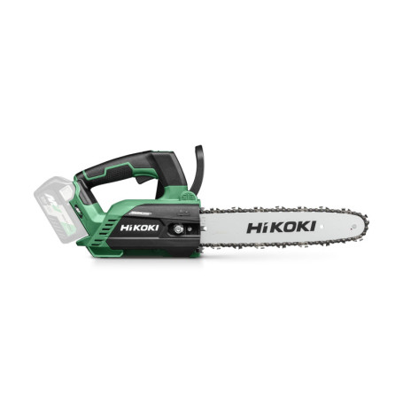 Tronçonneuse Électrique HiKOKI 36V - Lame de 30 cm, Moteur Brushless, Idéale pour l'Entretien des Arbres