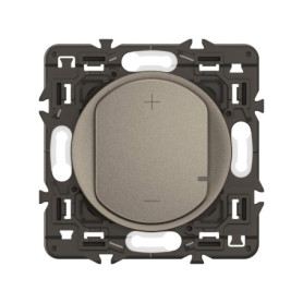 Interrupteur Variateur Legrand pour Lampes Dimmables - Prêt à Installer - Titanium